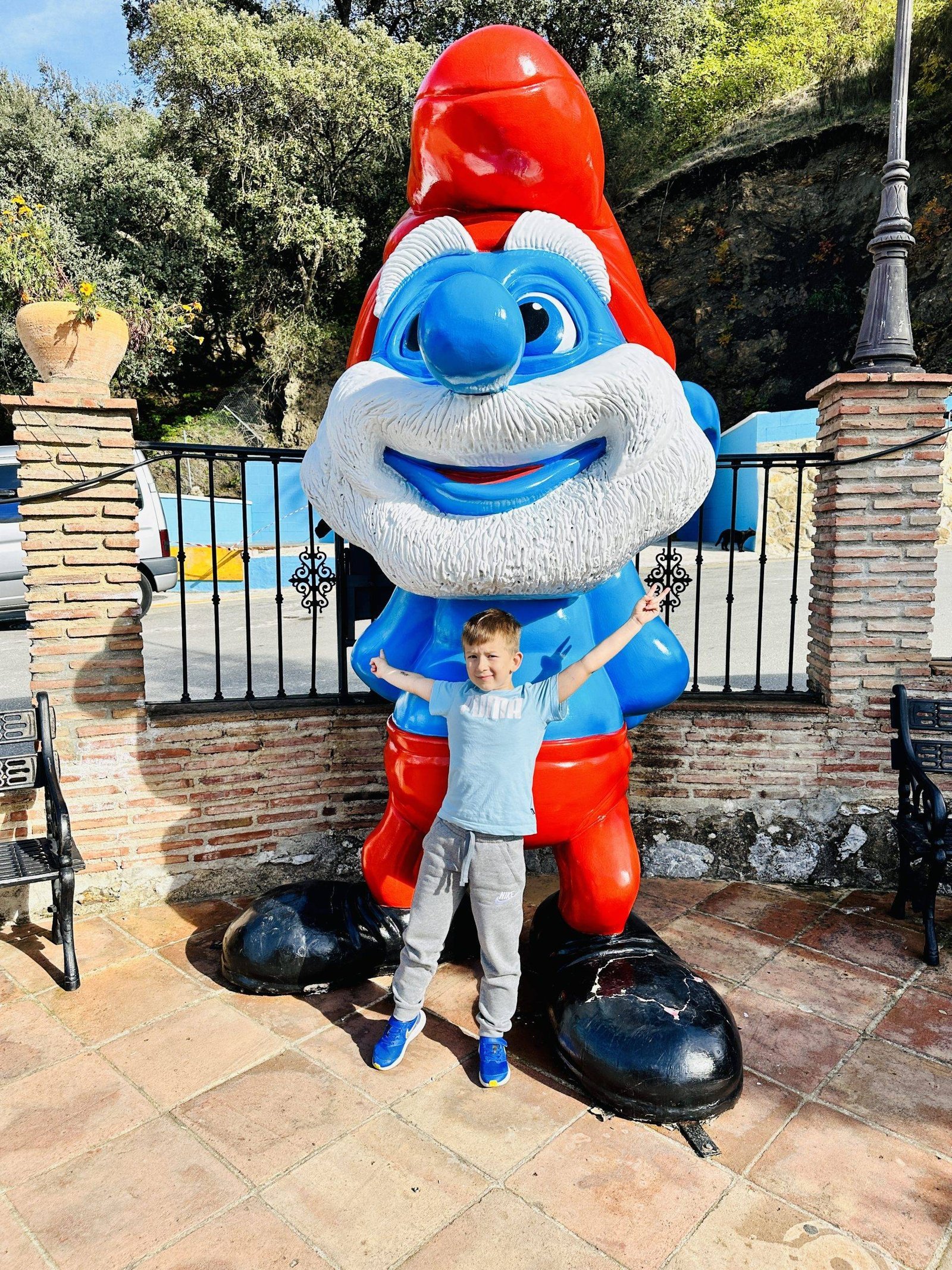 Smurf Village in Spain