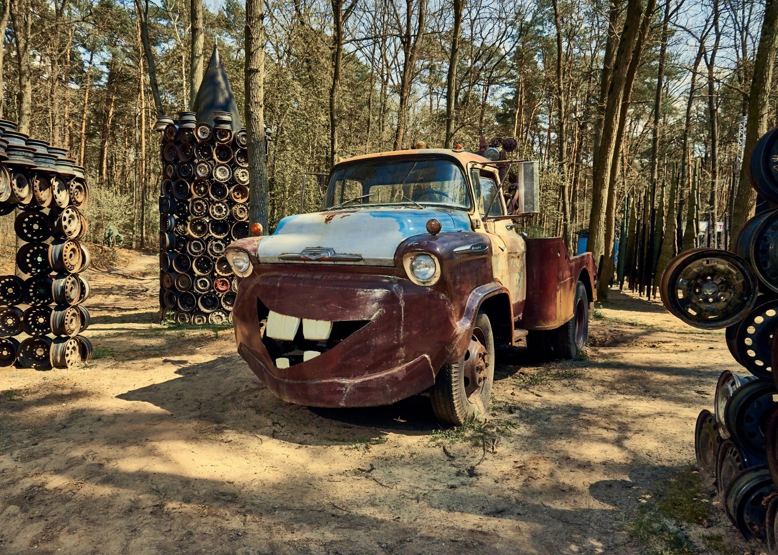 Amusement park in Warsaw Dzielnica Filmowa