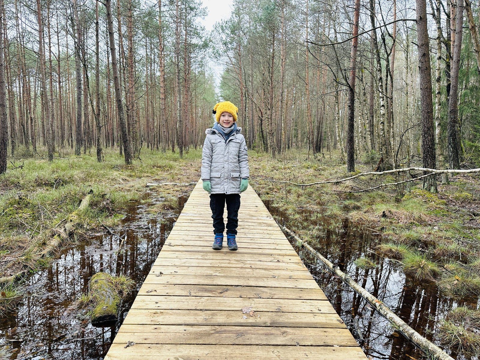 Hiking in Lithuania with kids