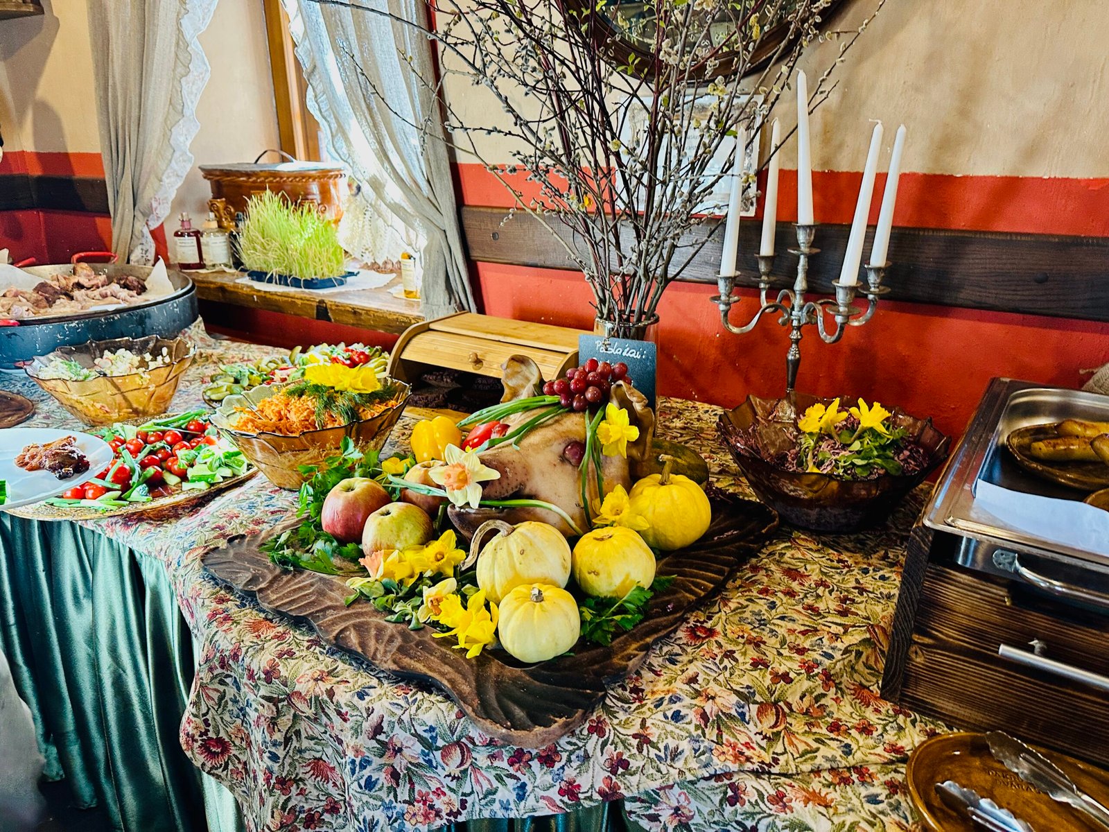 Grill feast at Pakruojis Manor