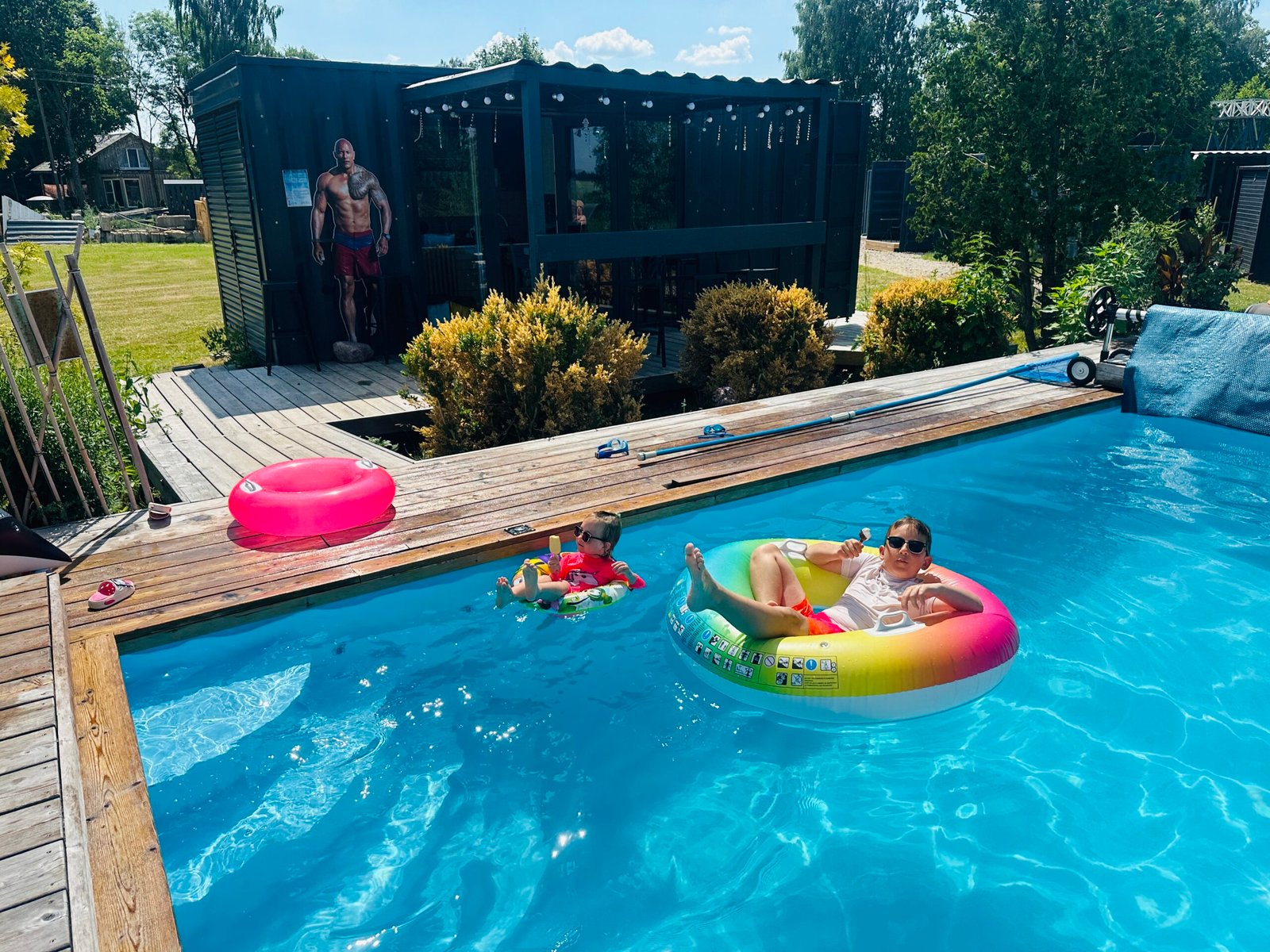 Family holiday in Lithuania with a heated pool