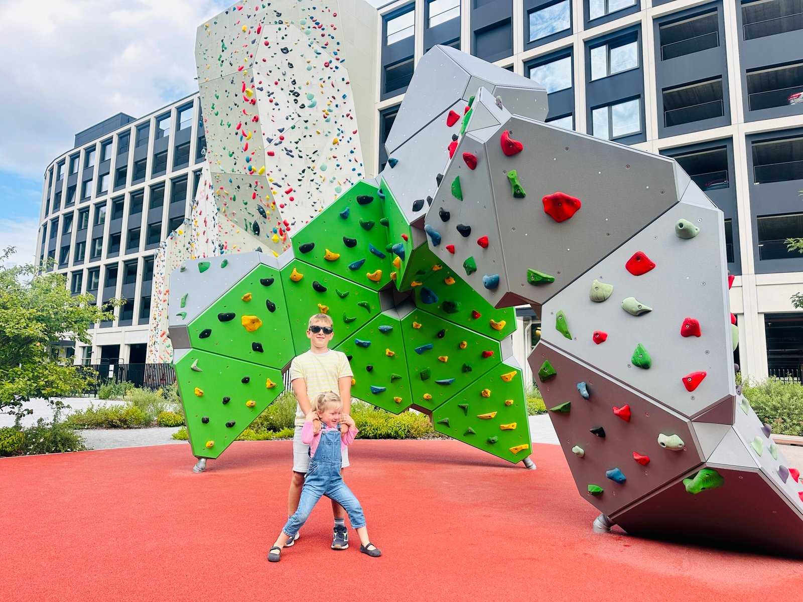 New leisure area with a playground in Vilnius