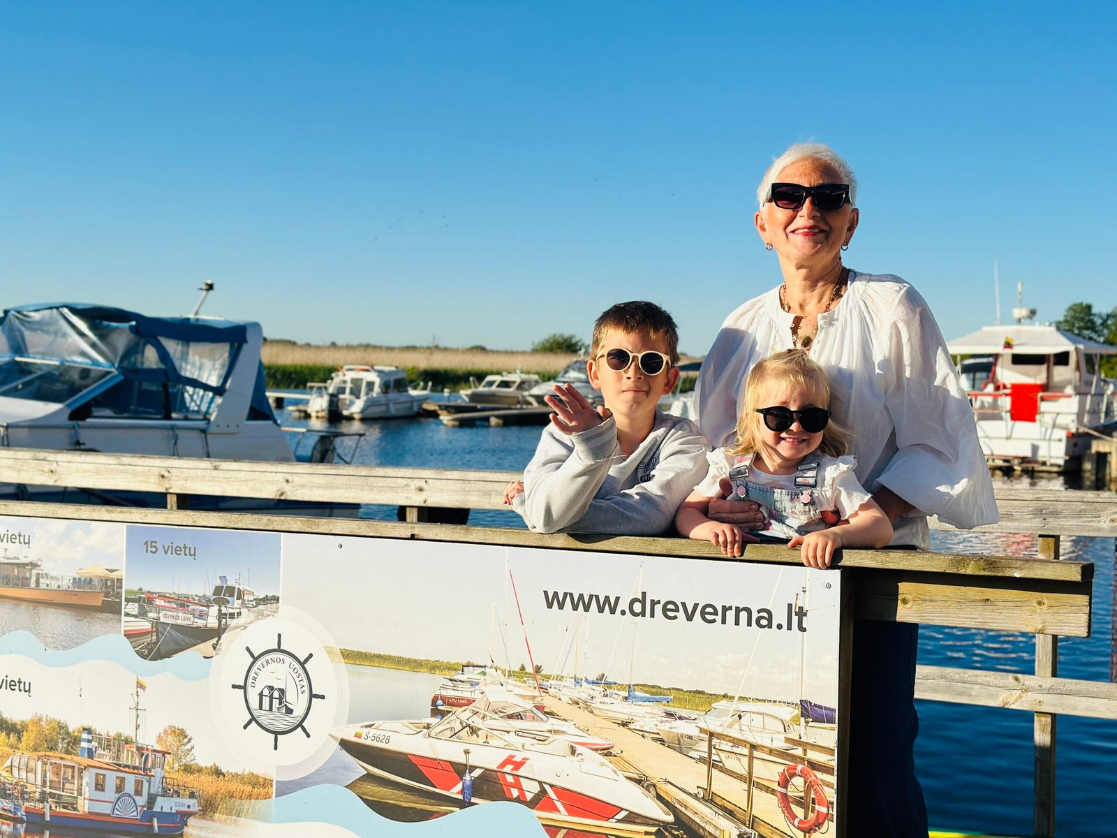 Dreverna Harbor with outdoor pools with water slides for kids in Lithuania
