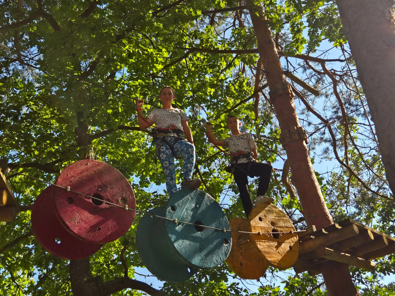 A Flight Over the Nemunas and Tarzanija's Rope Courses