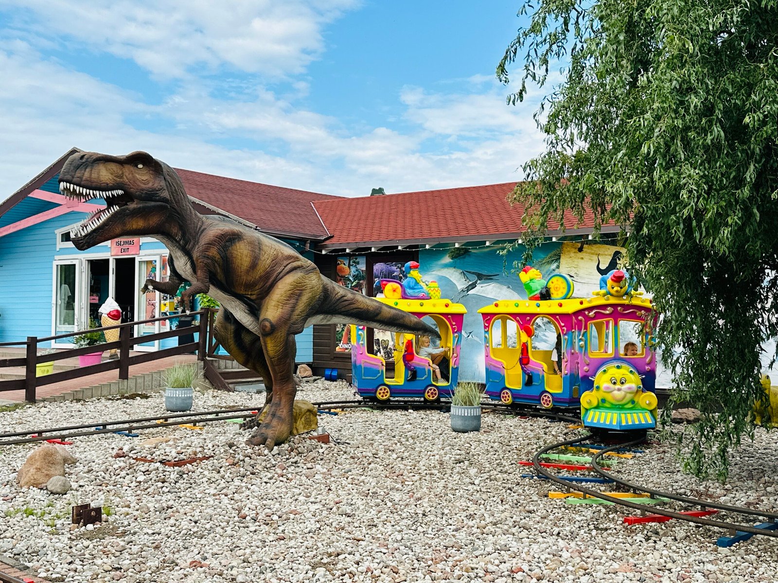 The largest dinosaur park in the Baltic States