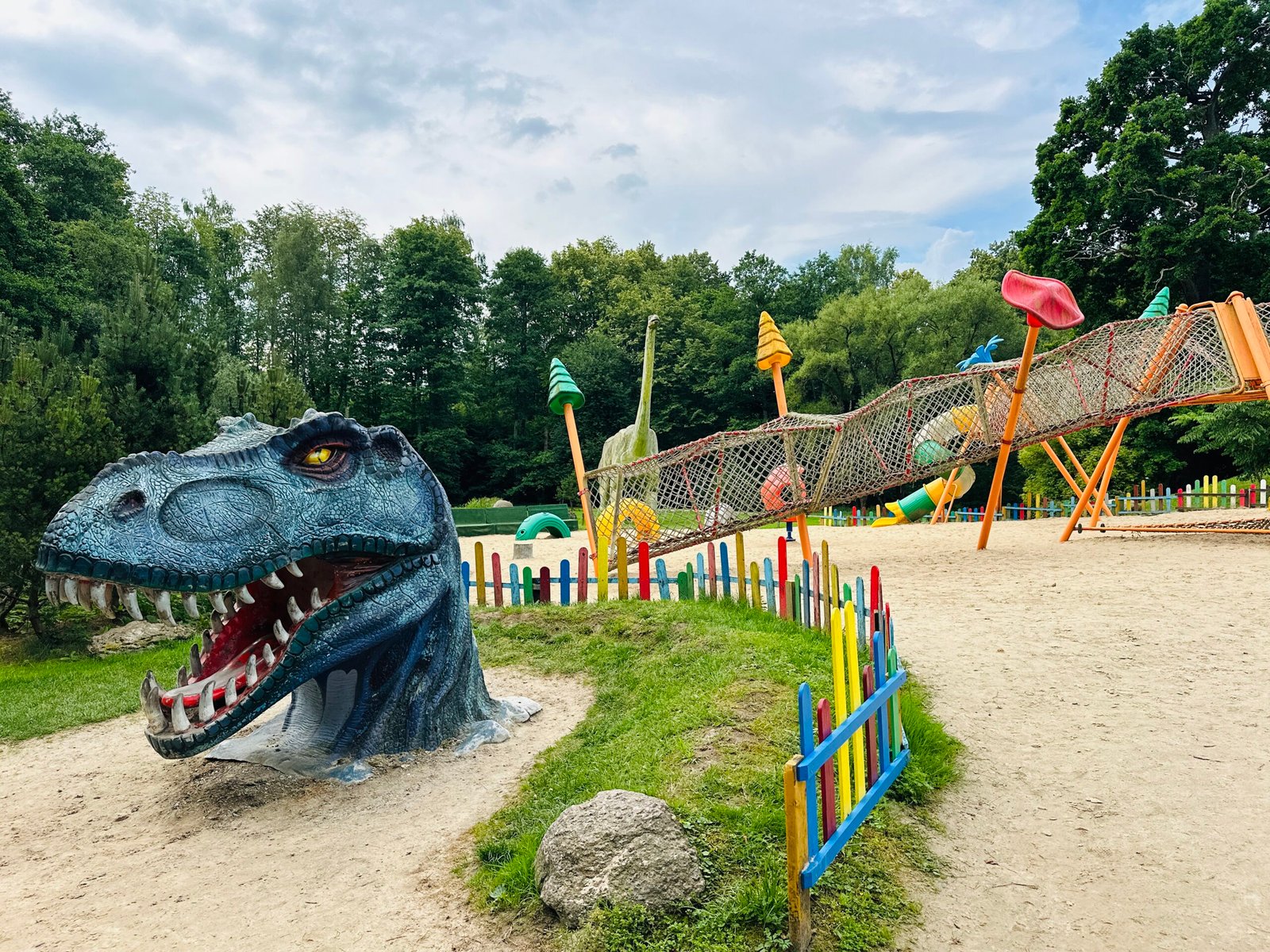 The largest dinosaur park in the Baltic States