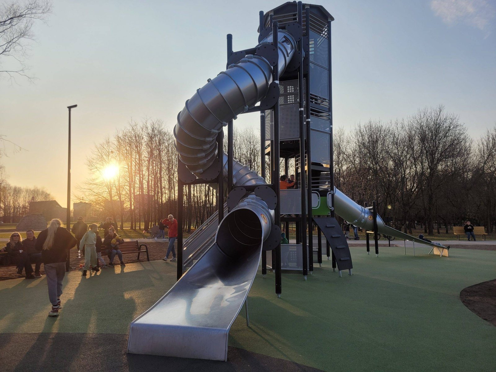 New playground in Kalniečiai park