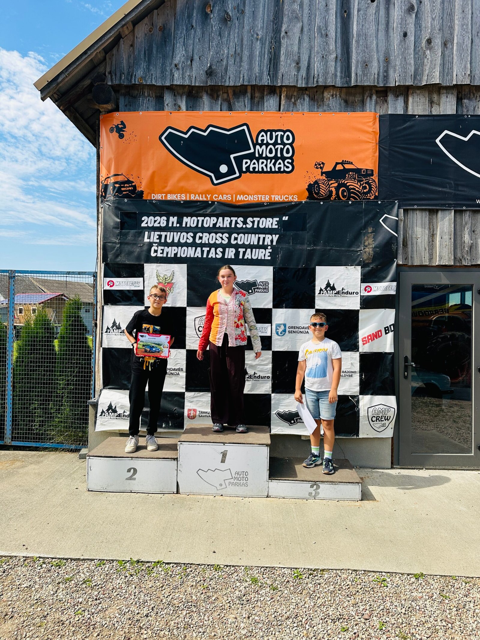 Auto Moto Park with kids