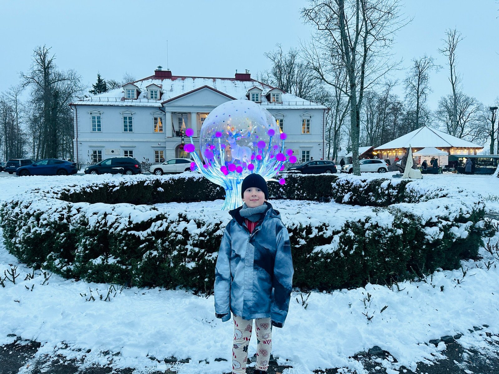 Christmas village in Bistrampolis 2025