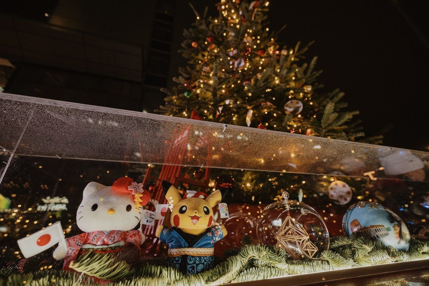 International Christmas tree forest in Vilnius