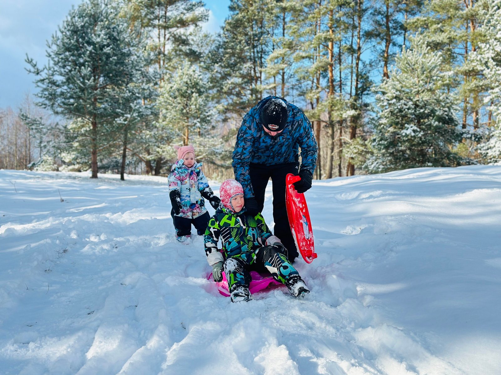 Where are the best sledding hills in Vilnius?