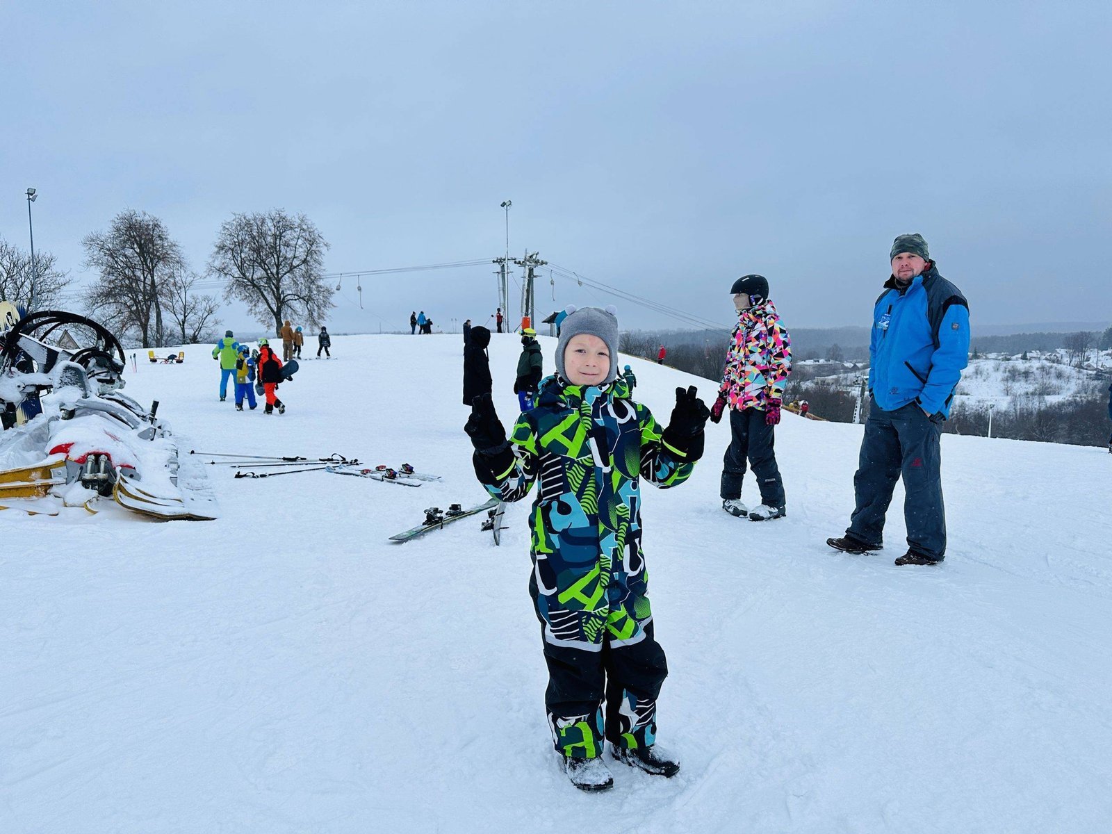 Where to ski with children in Lithuania