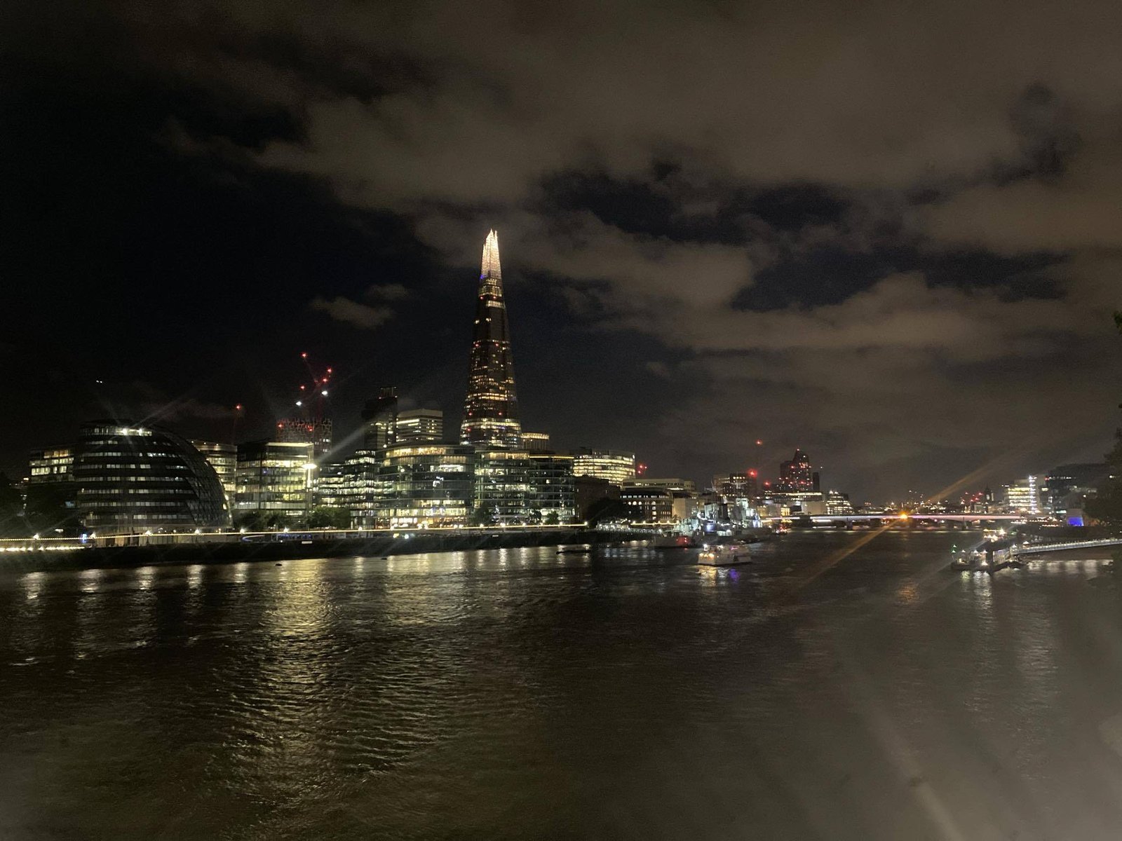 Night London with children