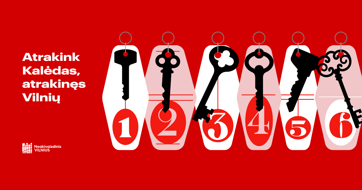 Neakivaizdinis Vilnius keys: unlock Christmas by unlocking Vilnius