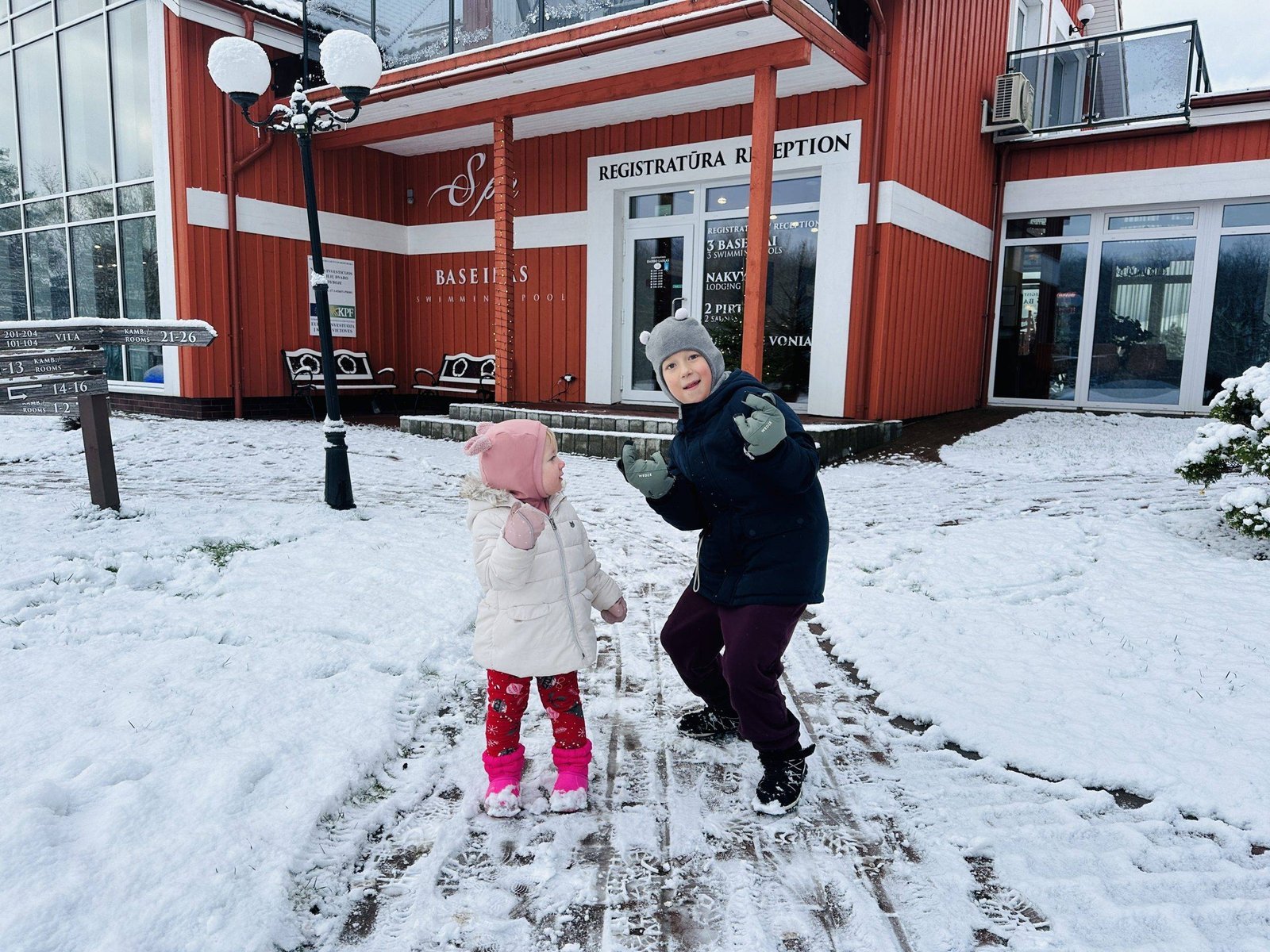 Family recreation at Radailiai Manor