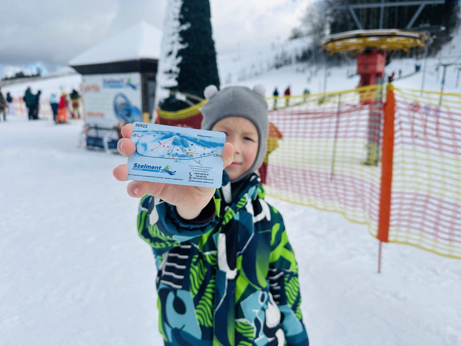 Skiing in Poland near Lithuania