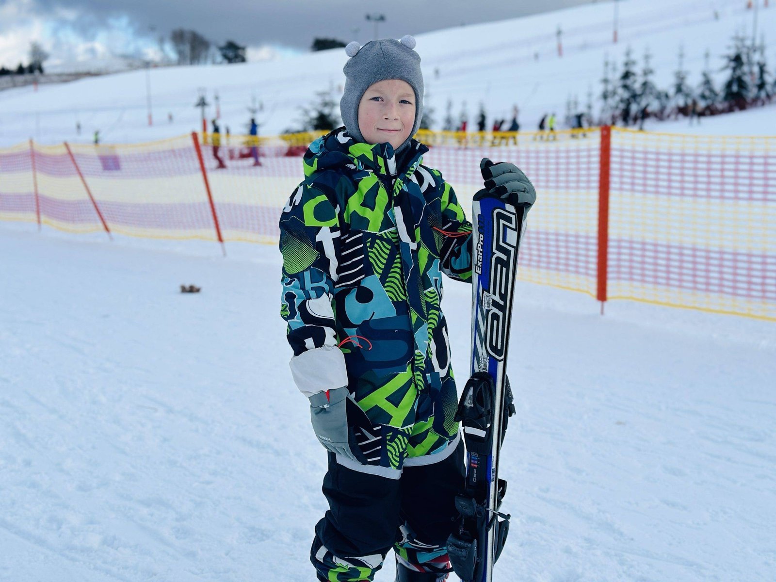 Skiing in Poland near Lithuania