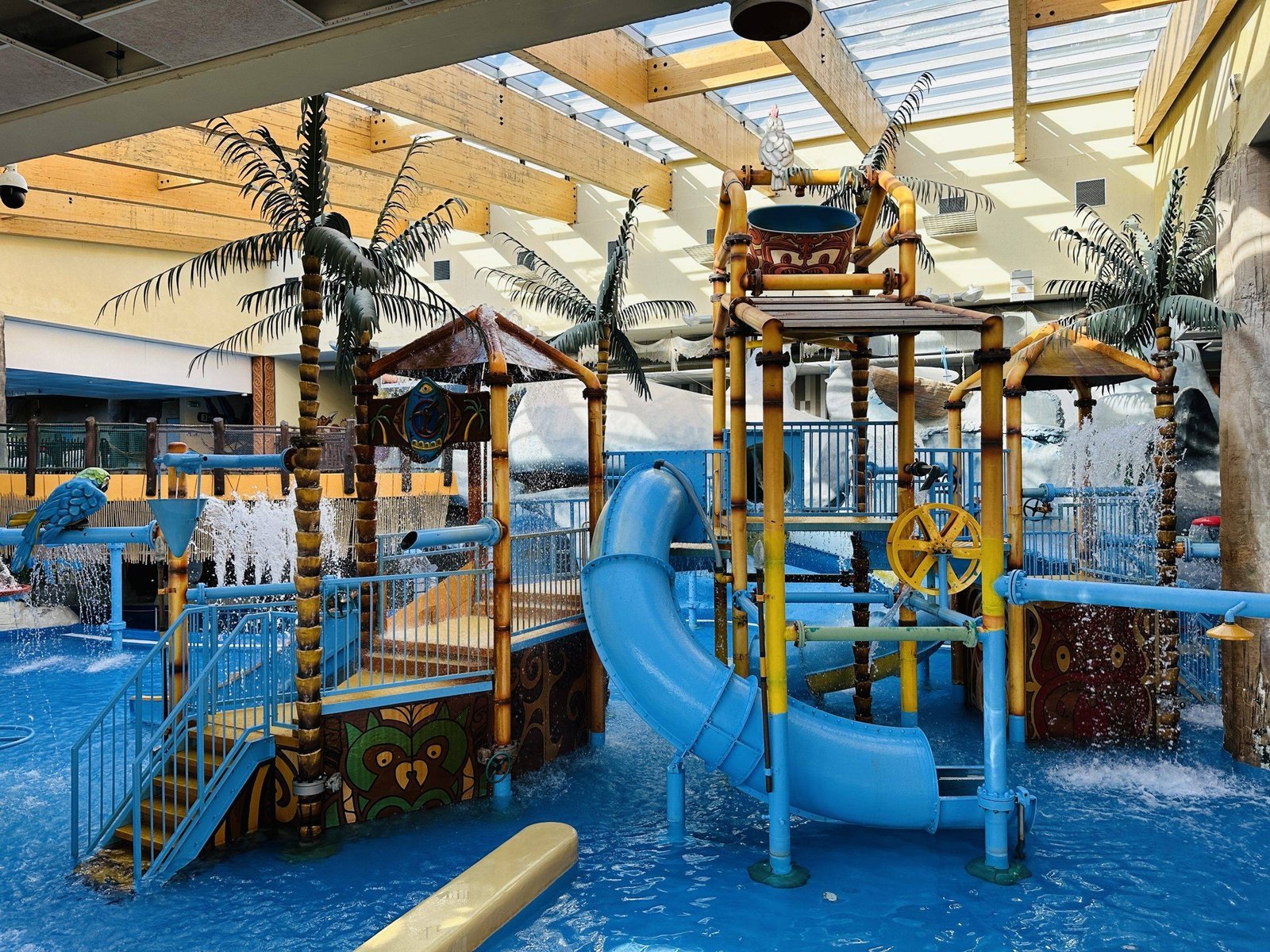 Vichy Water Park with children