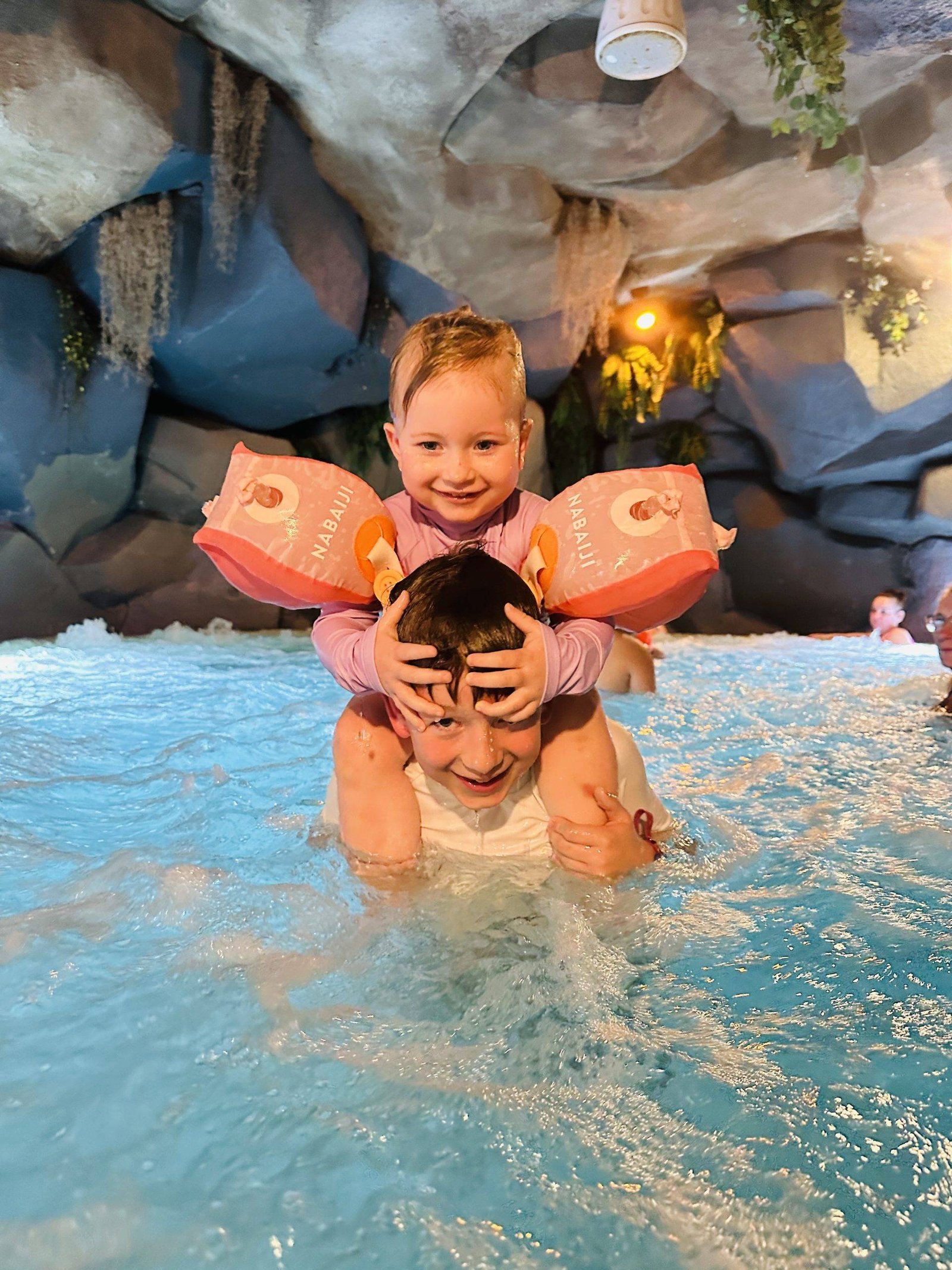 Vichy Water Park with children