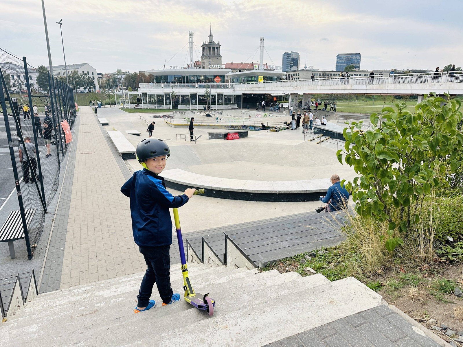 Leisure spaces in Vilnius with kids - the White bridge area