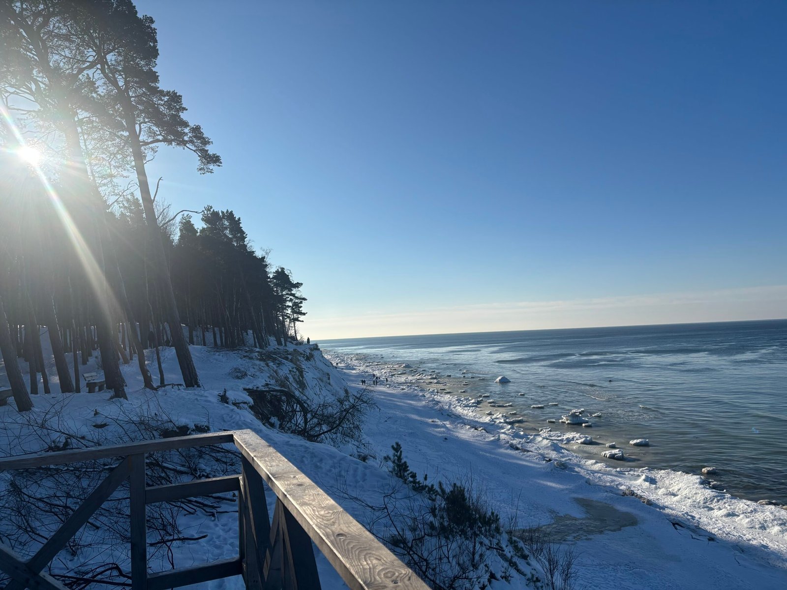 Winter on the Lithuanian seaside: the impressive Dutchman’s Hat