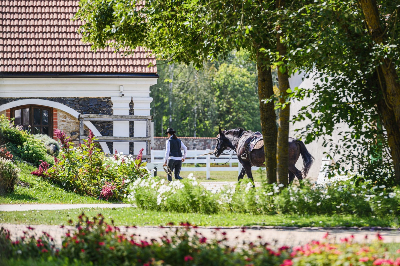 Pakruojis Manor and its living farm