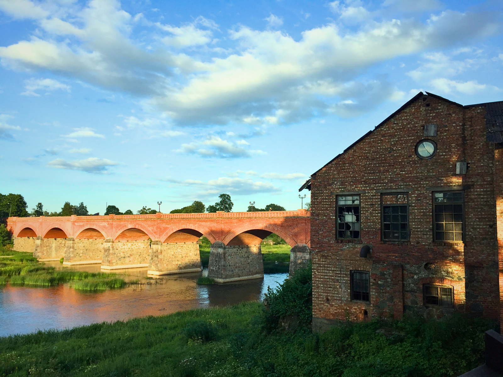 The old brick bridge