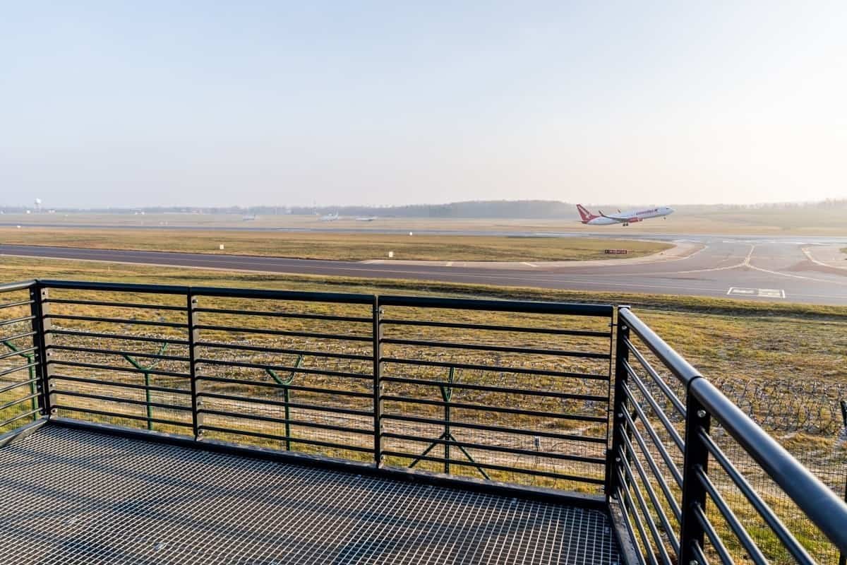 Plane spotting and playground