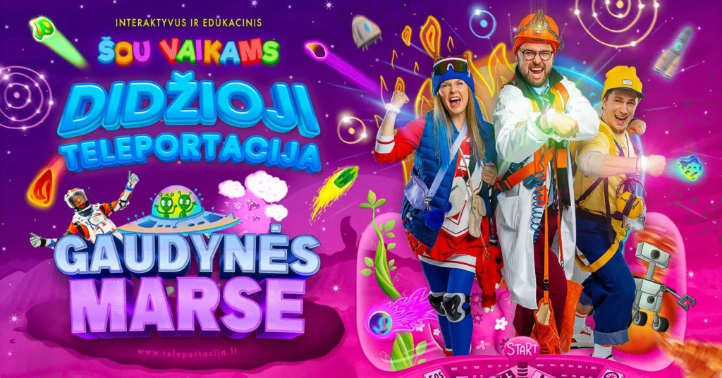 This Lithuanian performance invites children to get to know space