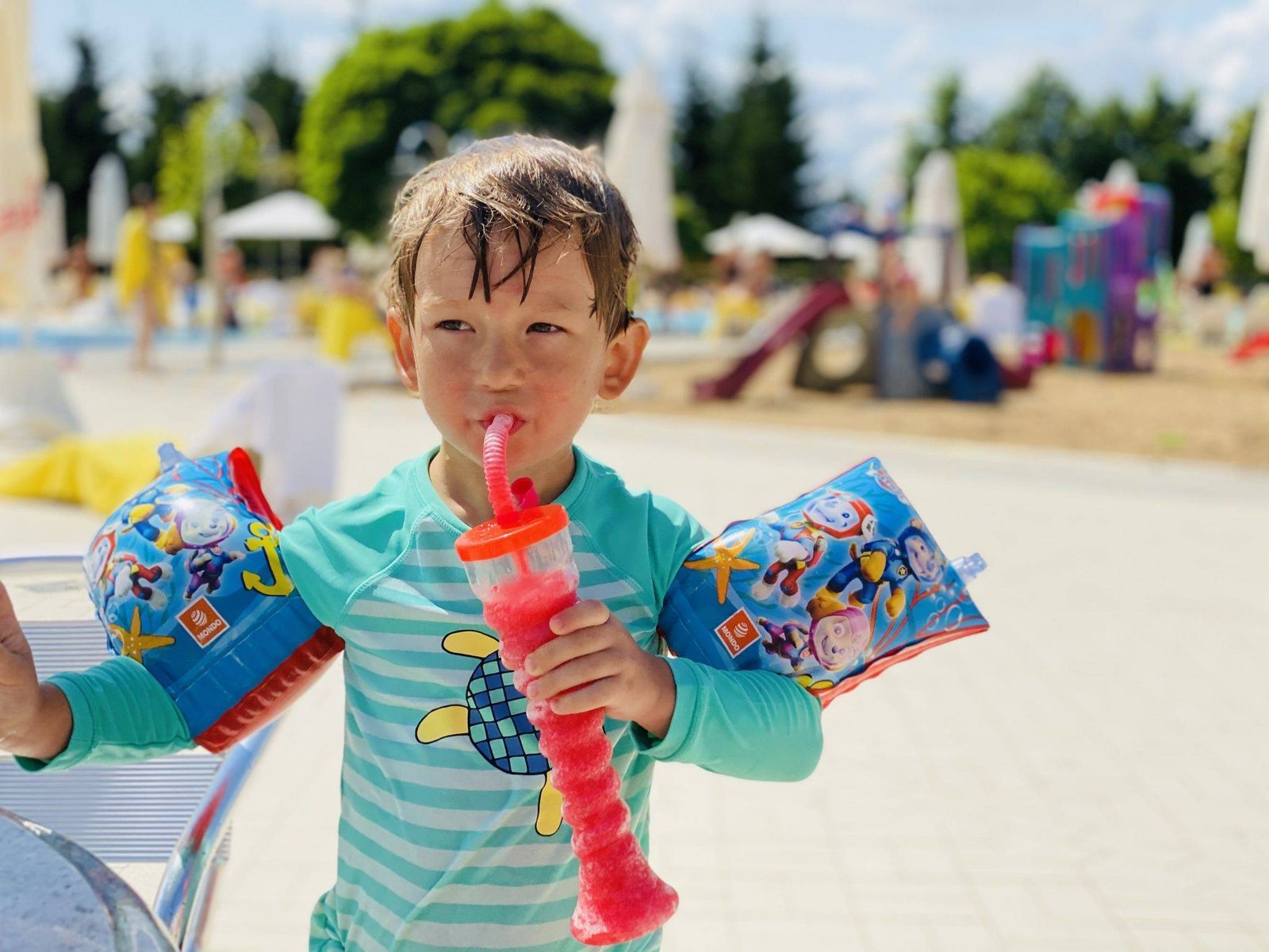 The water park of Mikolajki
