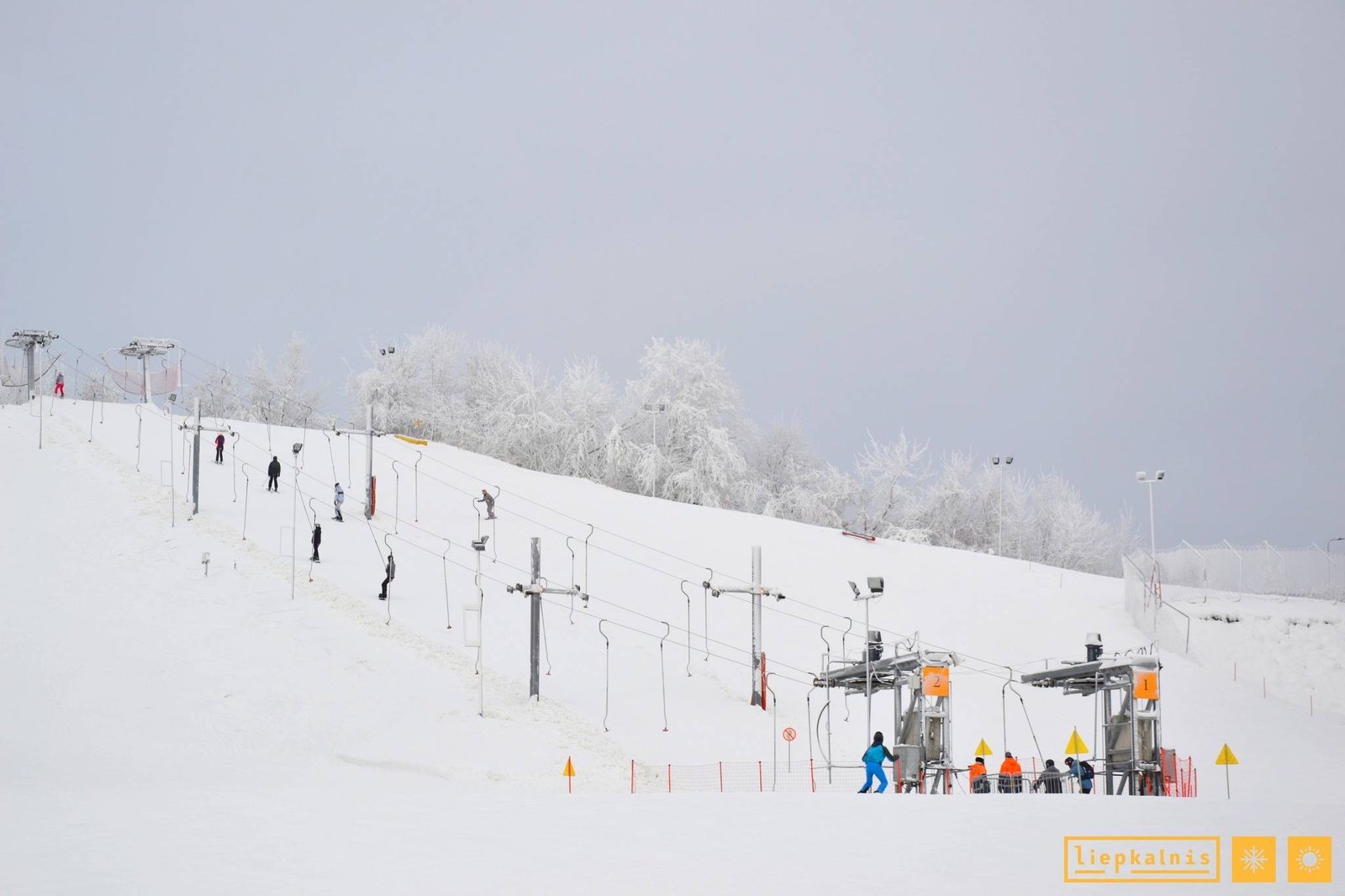 Liepkalnis's winter adventure park in Vilnius