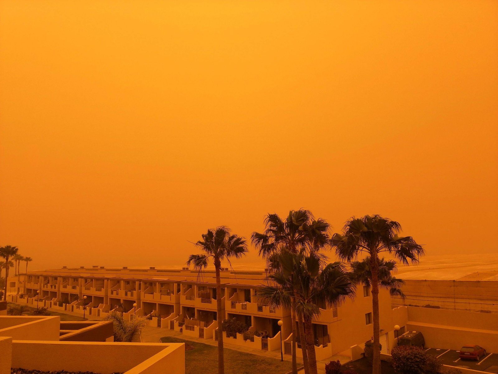 Calima in Canary Islands