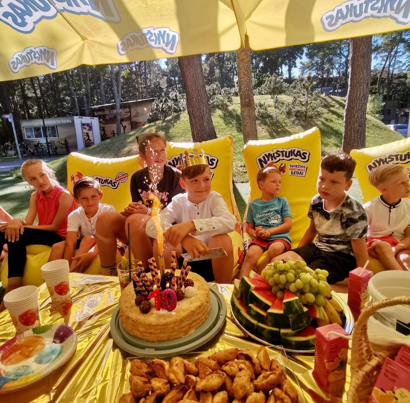 Outdoor children birthday party venues