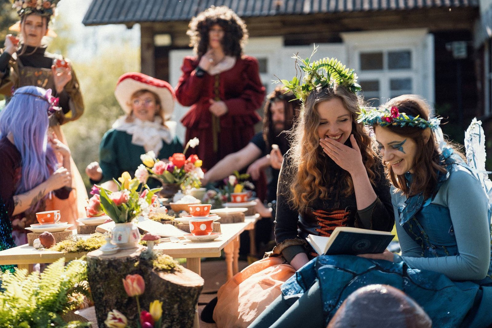 Outdoor children birthday party venues. Green Children's Pond