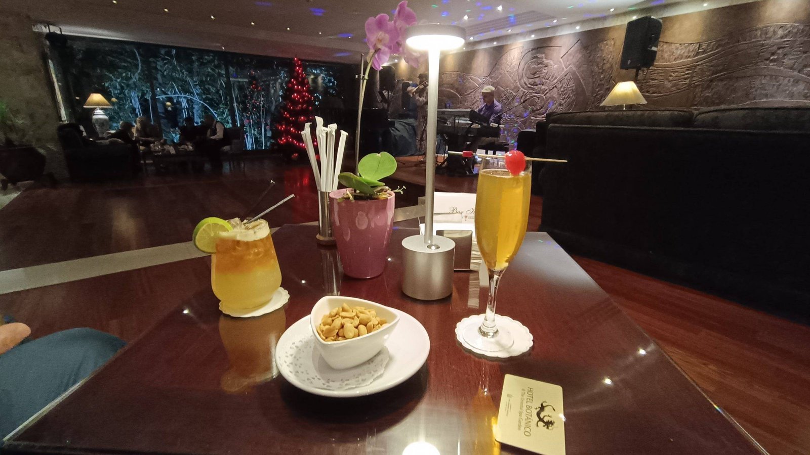 Evening performances at the hotel