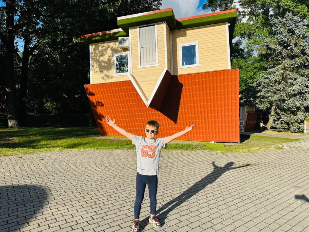 Upside down house in Palanga