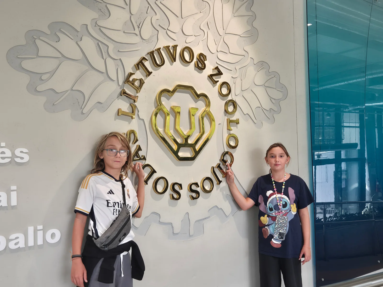 Lithuanian Zoo with children