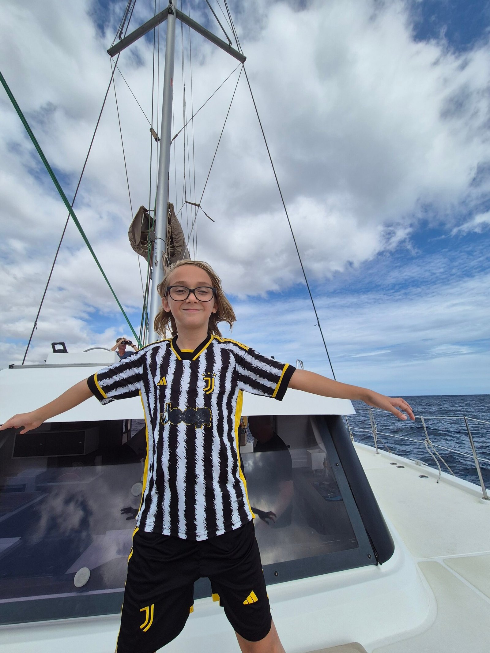 Sailing on a catamaran in Tenerife