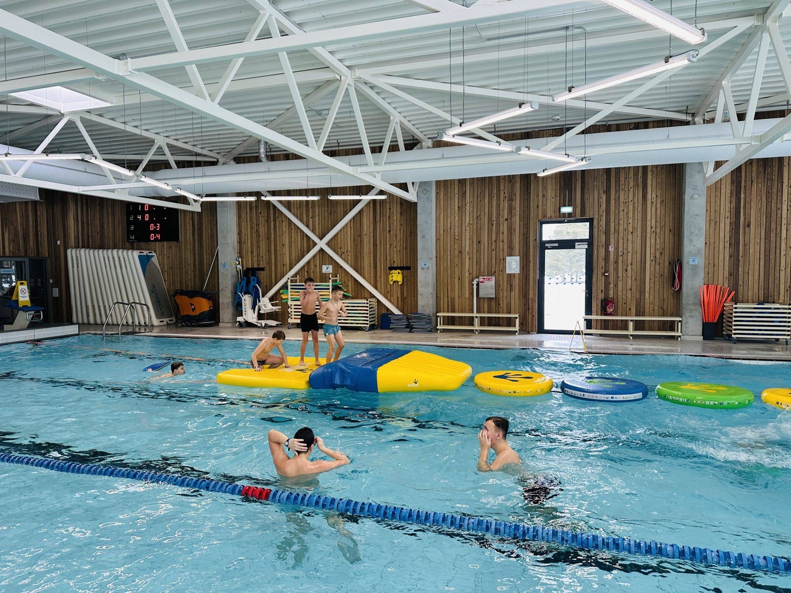 Kids’ activities at the Kupiškis swimming pool