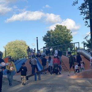 Children's playground in Danė Square