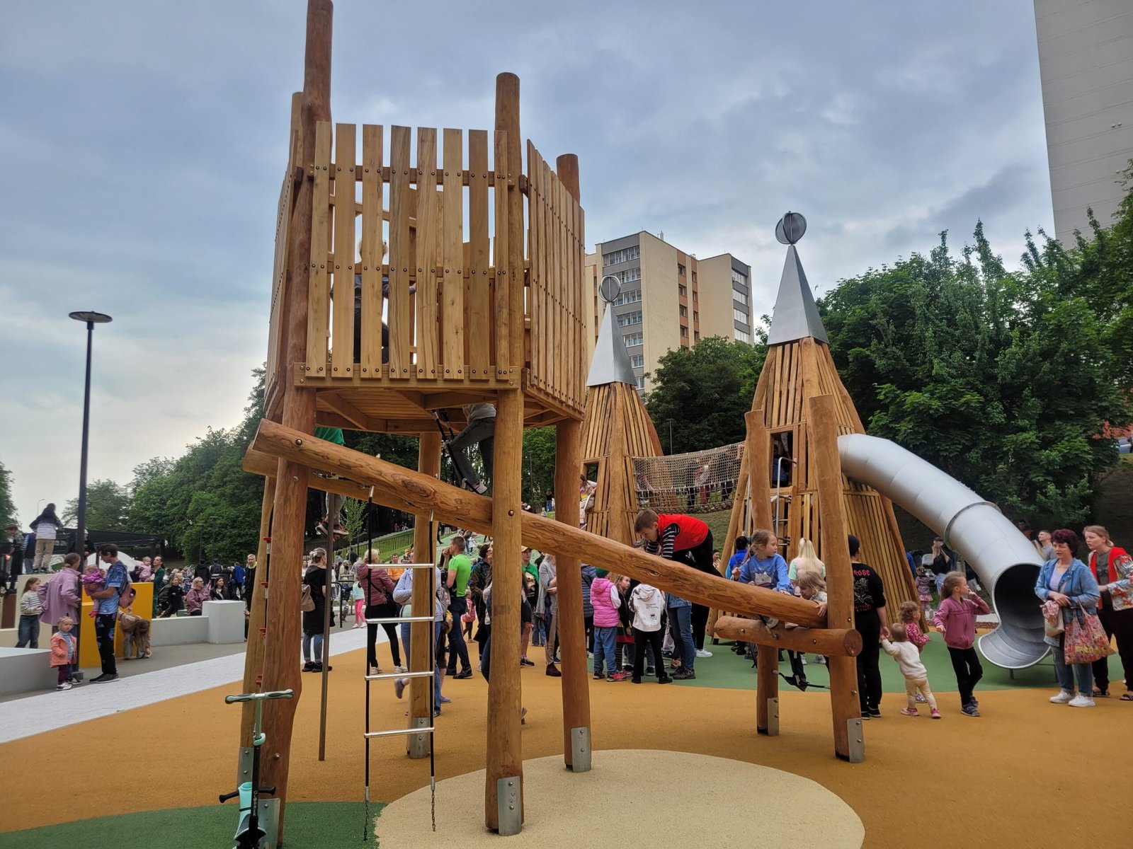 Children’s playground in Kovo 11 park