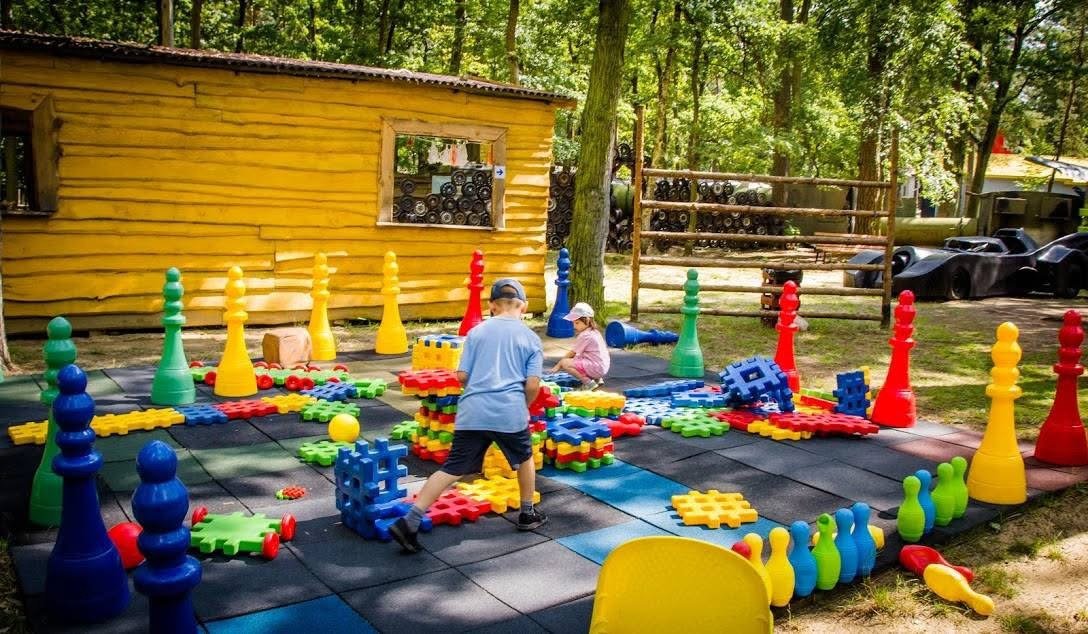 Amusement park in Warsaw Dzielnica Filmowa