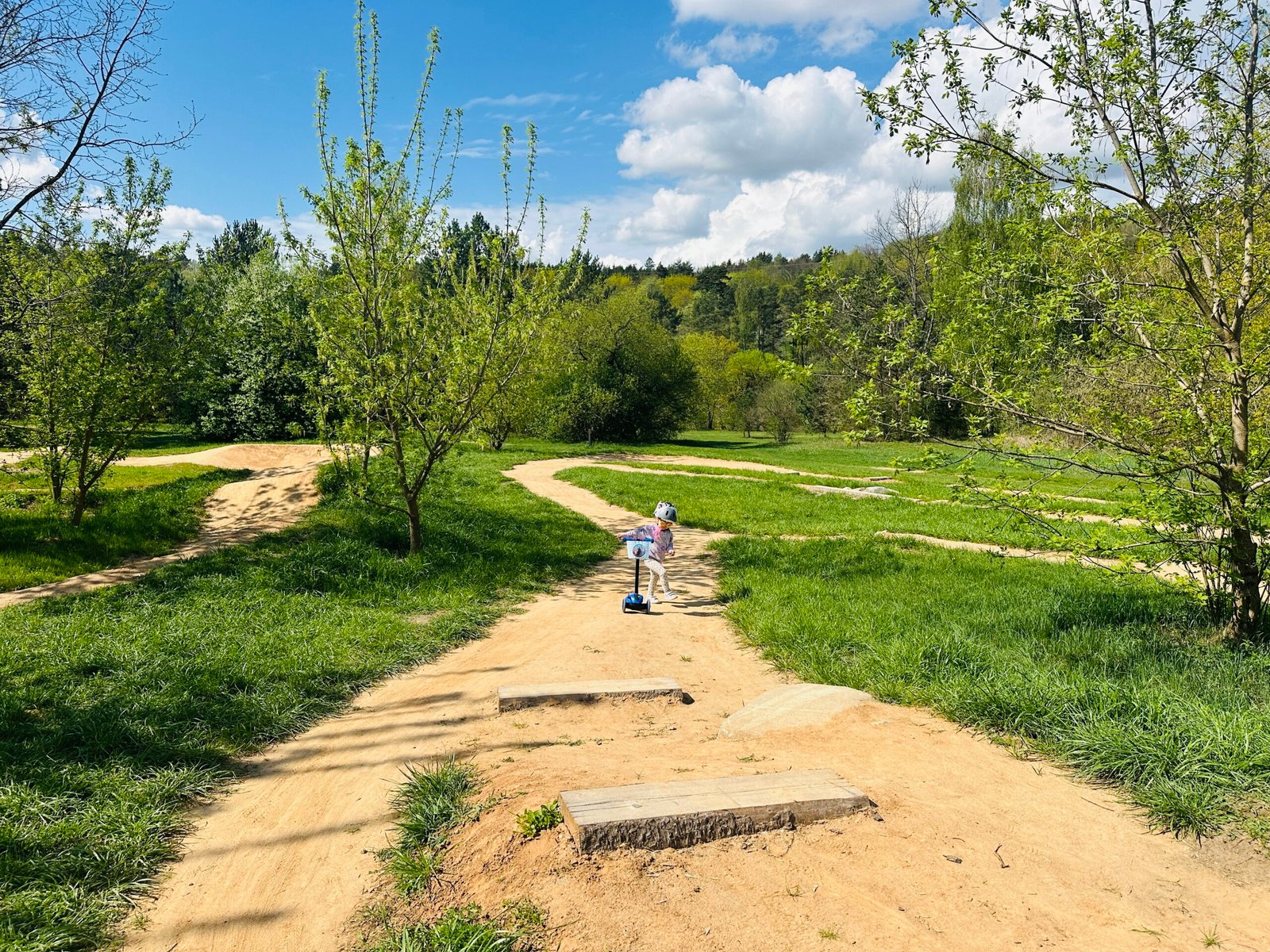 Bicycle skills track in Valakampiai