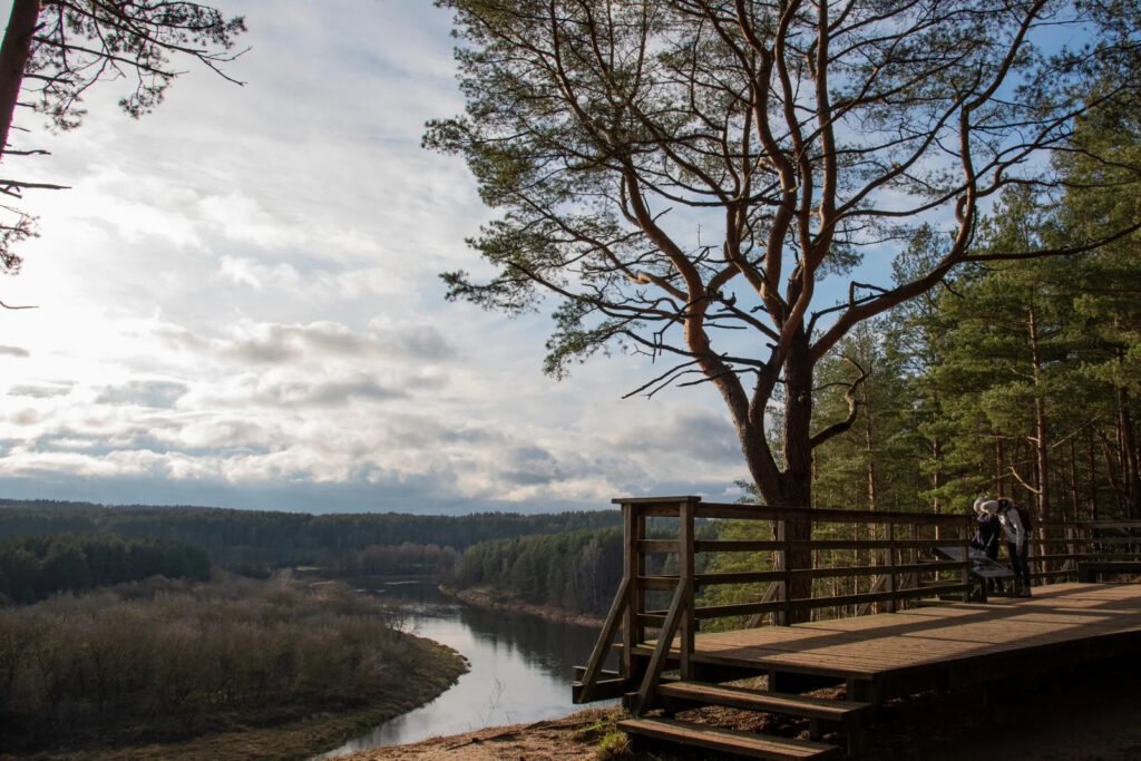 Baltoji Hill Nature Trail in Kernavė (photo from the “Nesėdėk namuose” website)