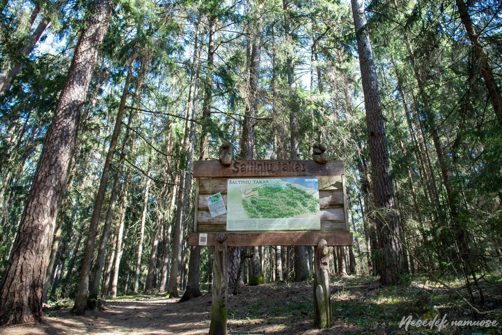 Šaltiniai Trail in Kačerginė (photo from the “Nesėdėk namuose” website)