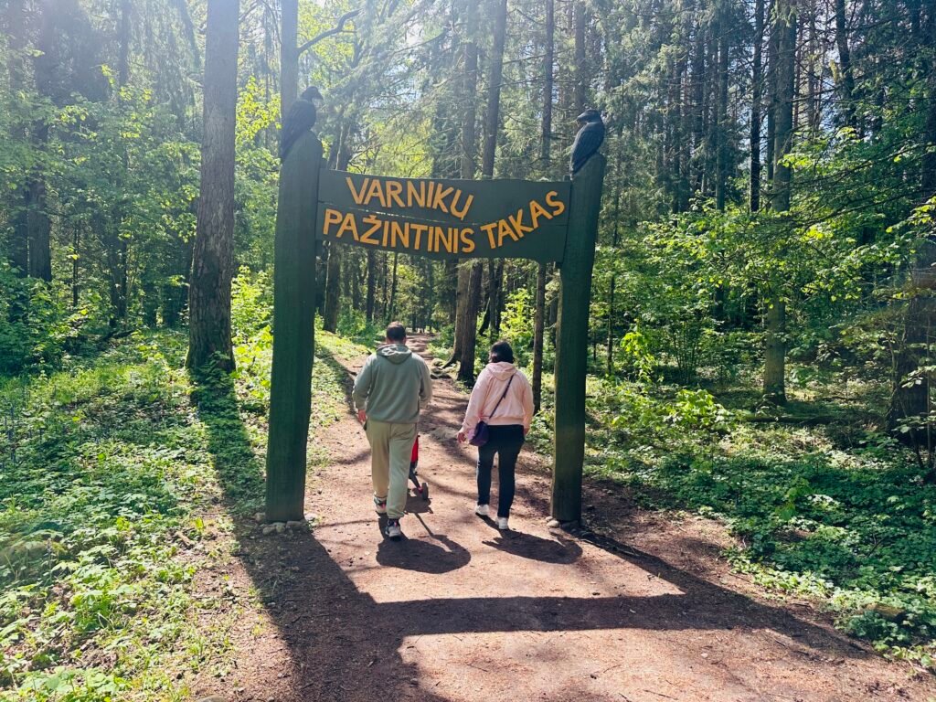 Hiking in Lithuania with kids