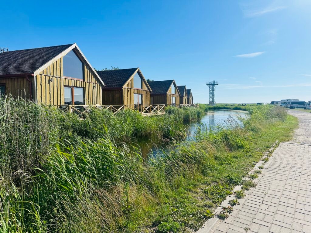 Cabins at Dreverna camping