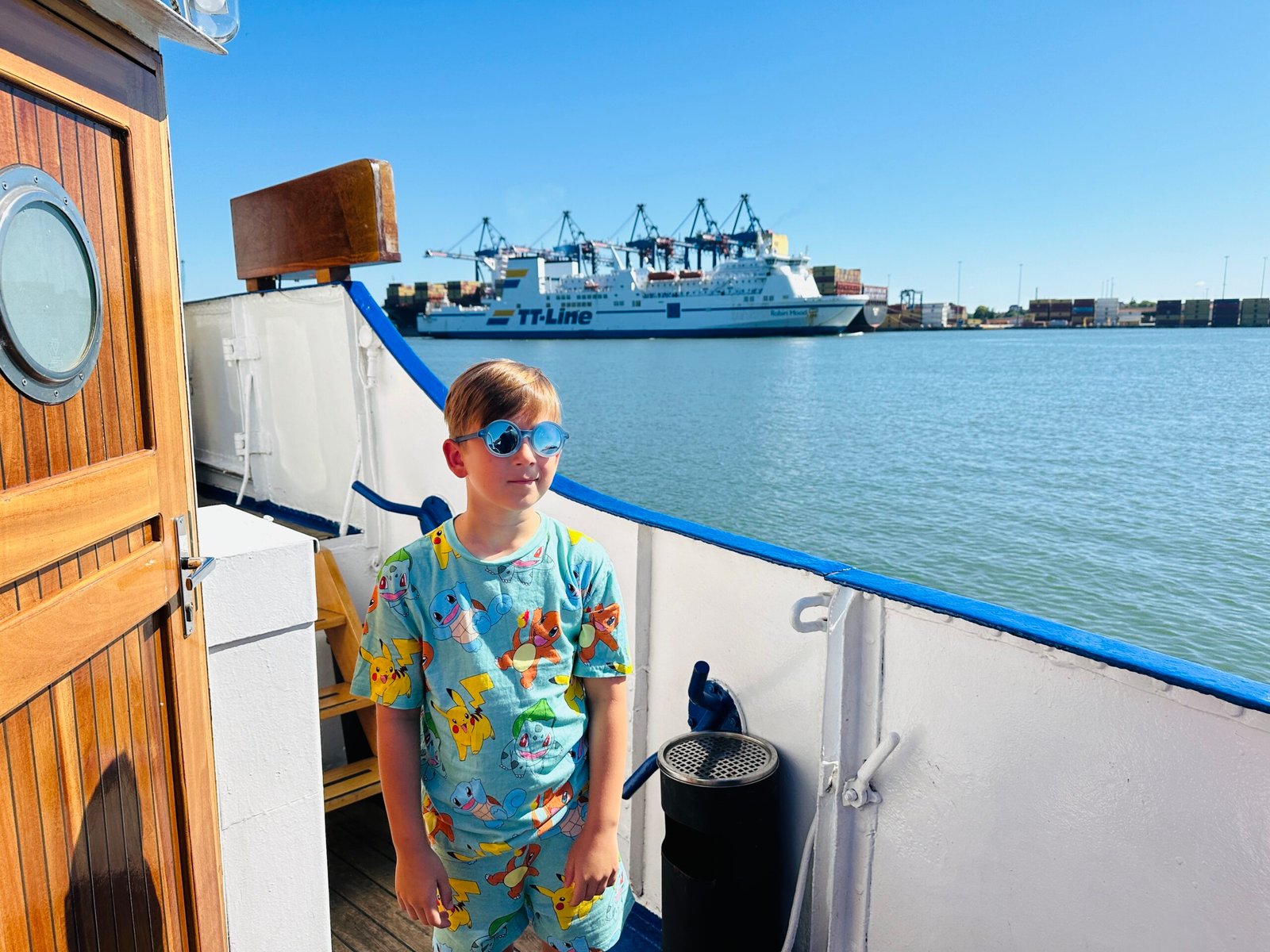 Boat tour around Klaipėda Port