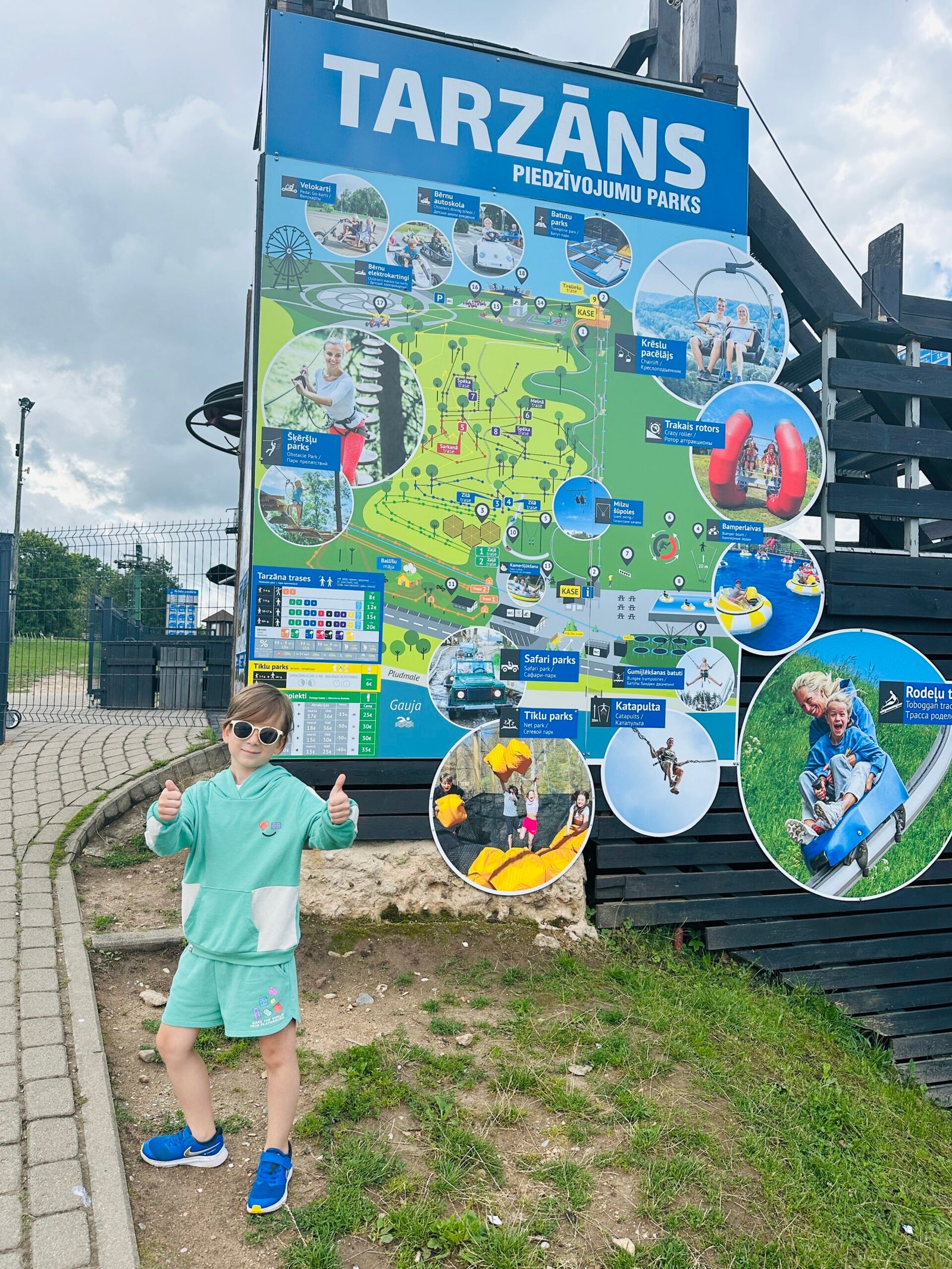 Tarzan adventure park in Lithuania