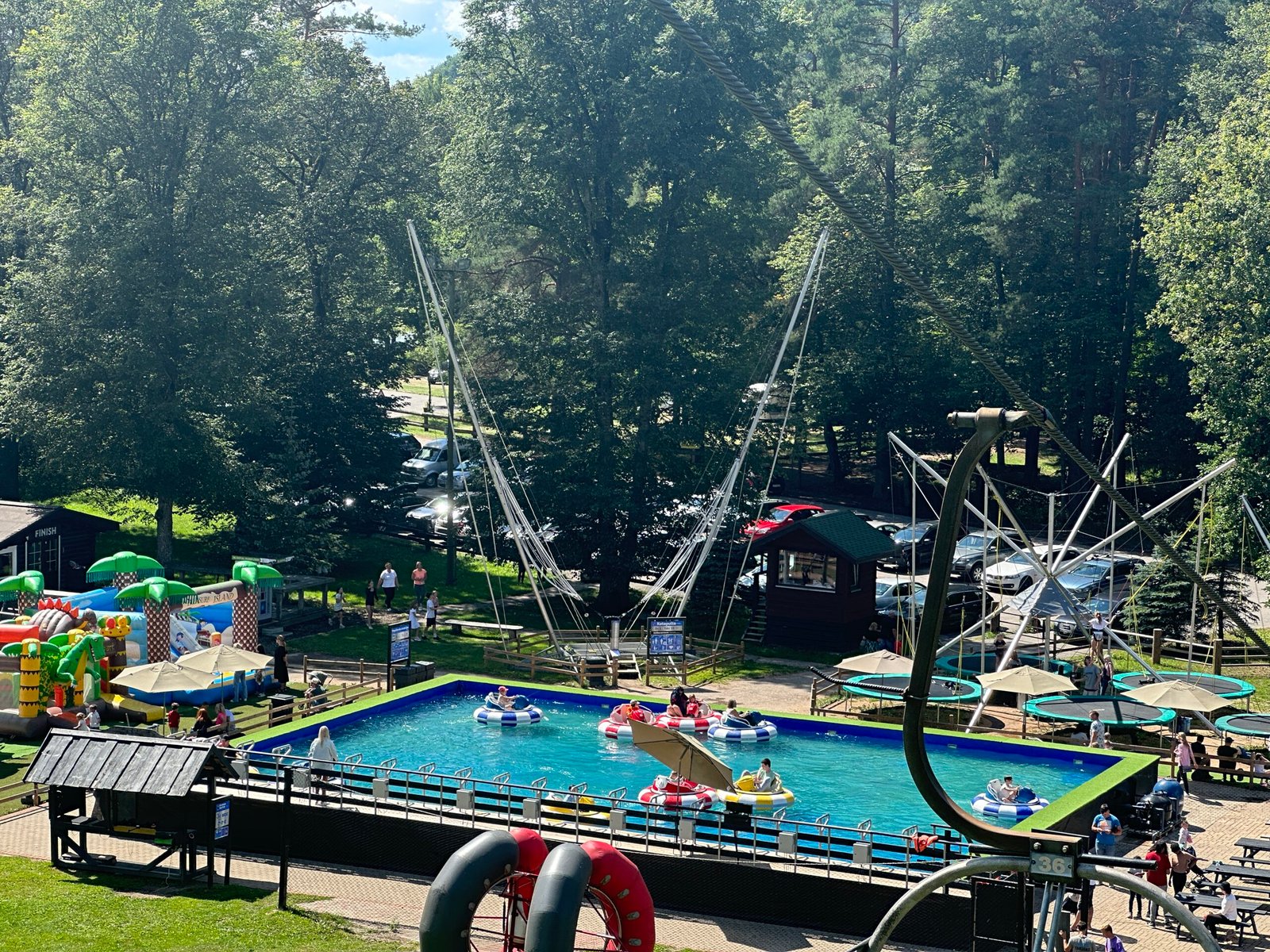 Tarzan adventure park in Latvia